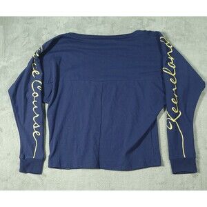 Keeneland Racetrack Tshirt Womens Blue XS Long Sleeve Spellout UA Horse Racing